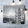 Personalized Family A Whole Of Love Canvas Wall Art - Family Canvas