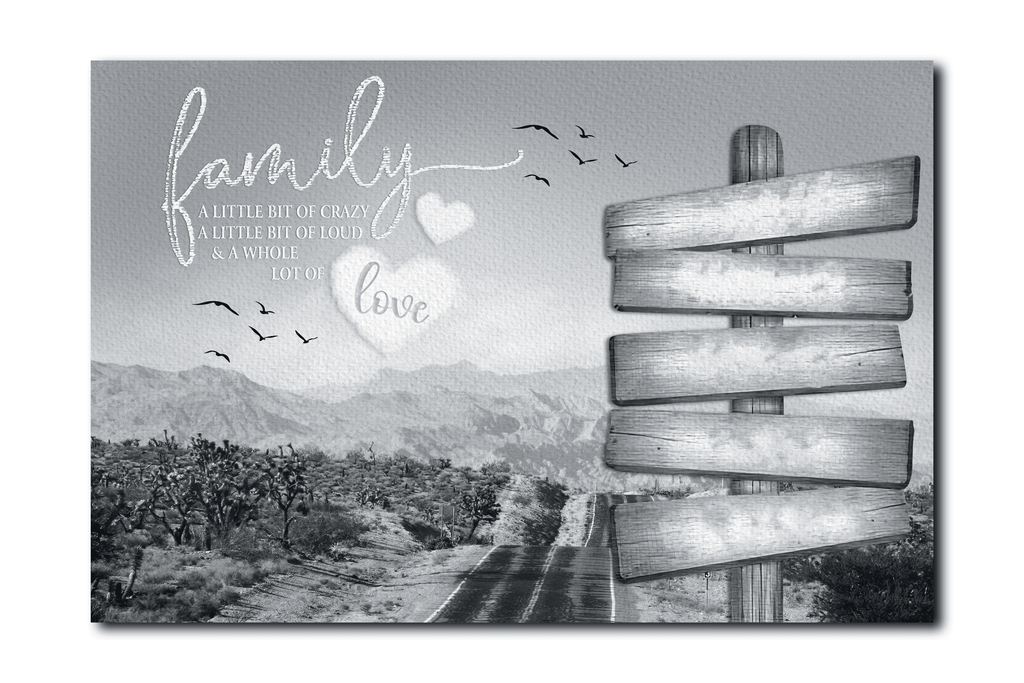 Personalized Family A Whole Of Love Canvas Wall Art - Family Canvas