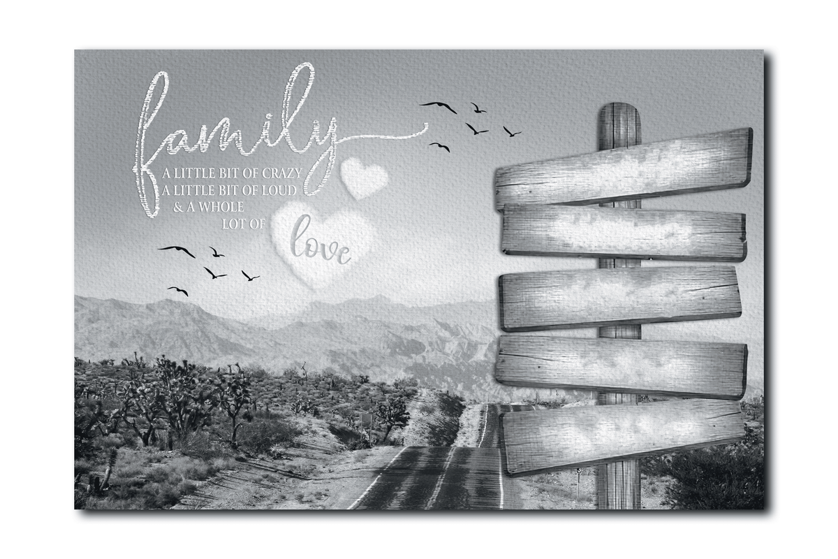 Personalized Family A Whole Of Love Canvas Wall Art - Family Canvas