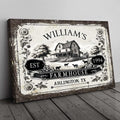Personalized Farmhouse Est Vintage Canvas Wall Art - Farmer Canvas