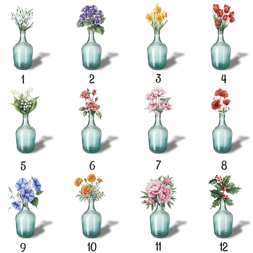 Personalized Grandma's Garden Canvas Wall Art – Gift for Mom