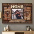 Personalized Home Is Wherever Im With You Canvas Wall Art