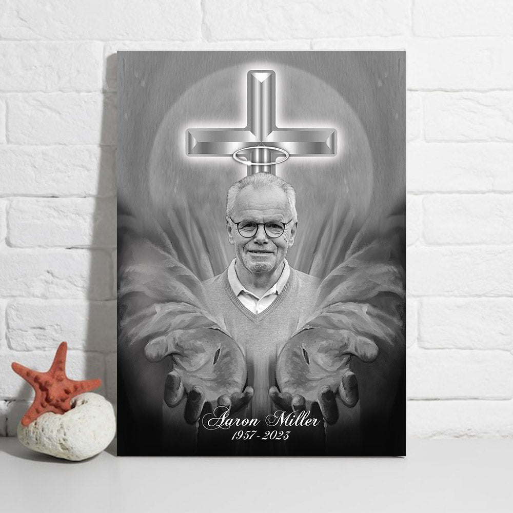 Personalized Love In Heaven Memorial Canvas Wall Art Prints