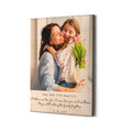 Personalized Moms Make Life Beautiful Canvas Wall Art