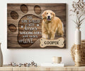 Personalized This Home Is Filled With Kisses Dog Lovers Canvas Wall Art