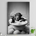 Wash Your Monkey Canvas Wall Art