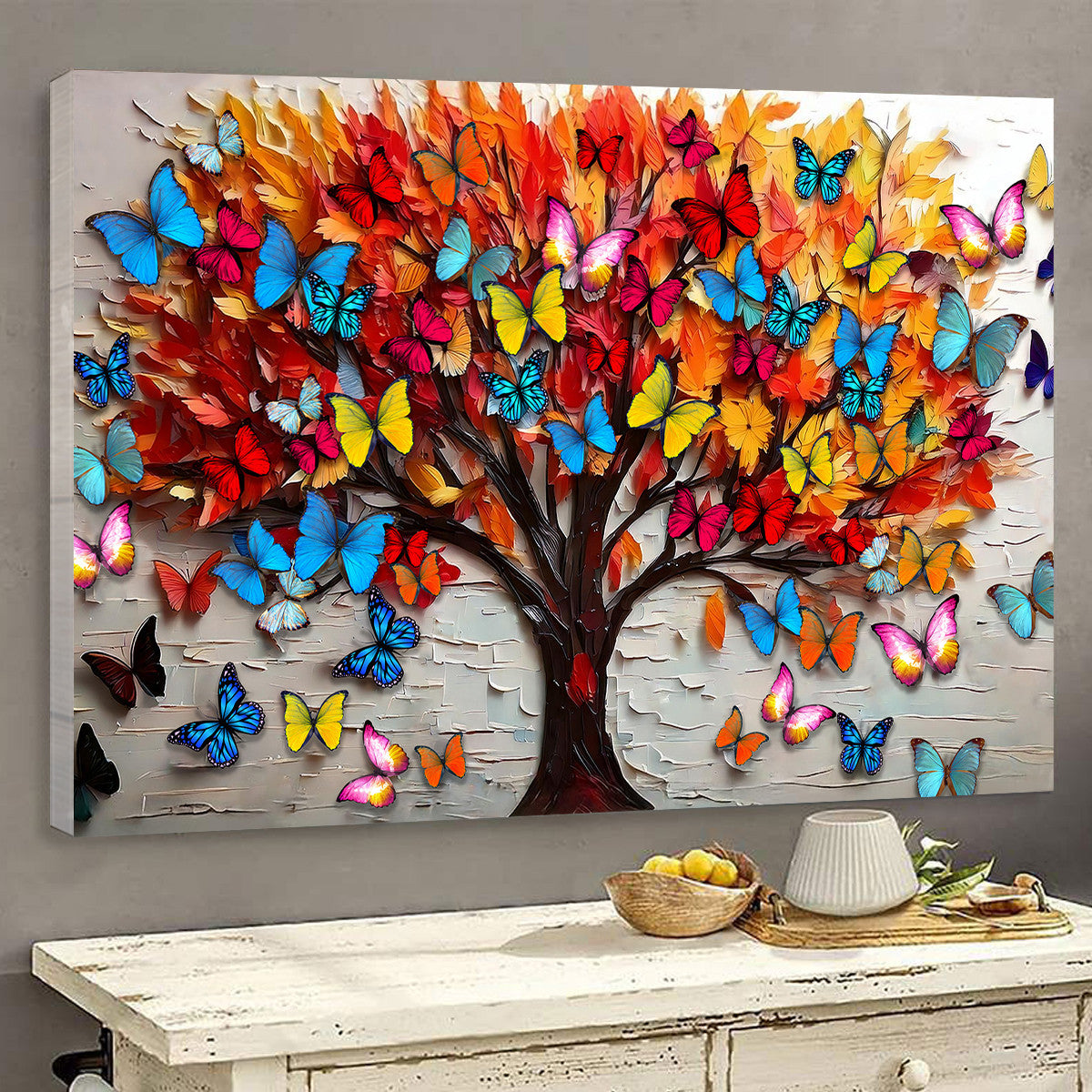 Tree Of Life Canvas Wall Art Decor, Inspirational Nature-Inspired Artwork