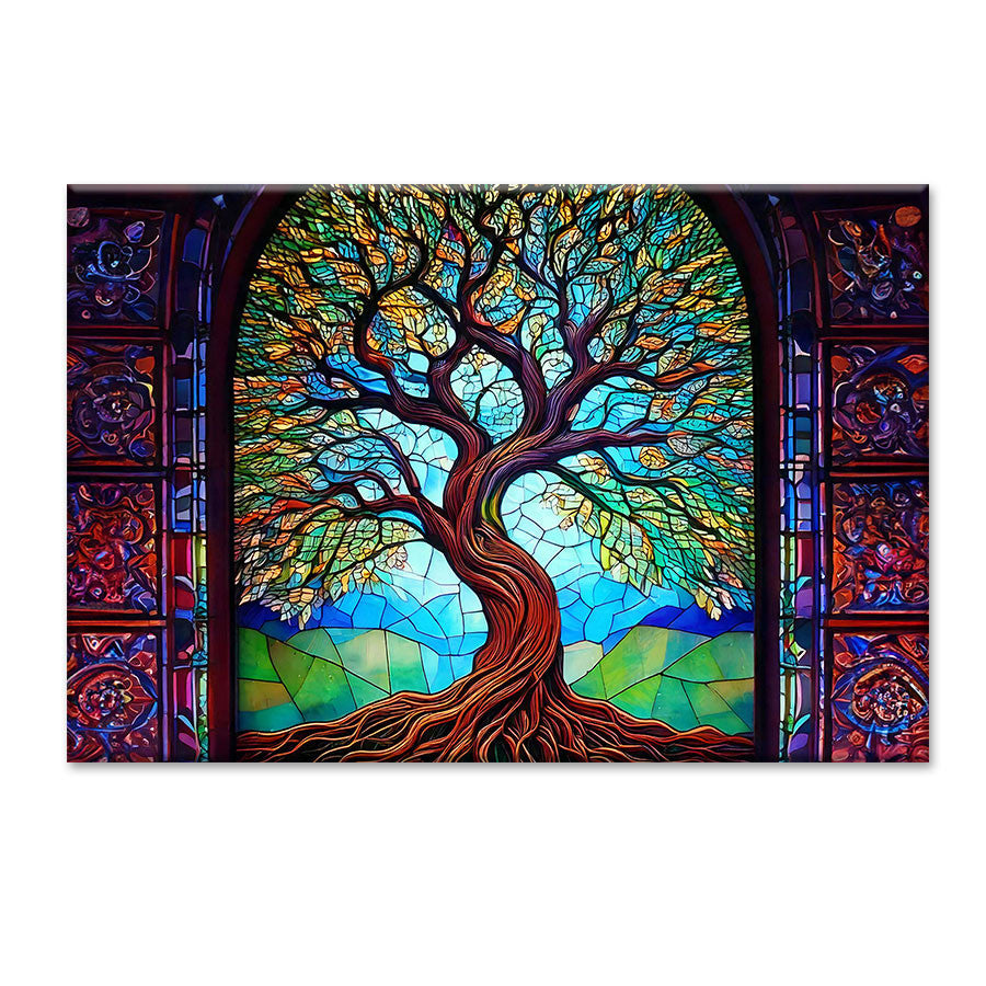 Tree Of Life Canvas Wall Art Decor, Perfect for Living Room, Bedroom, Office, or Meditation Space