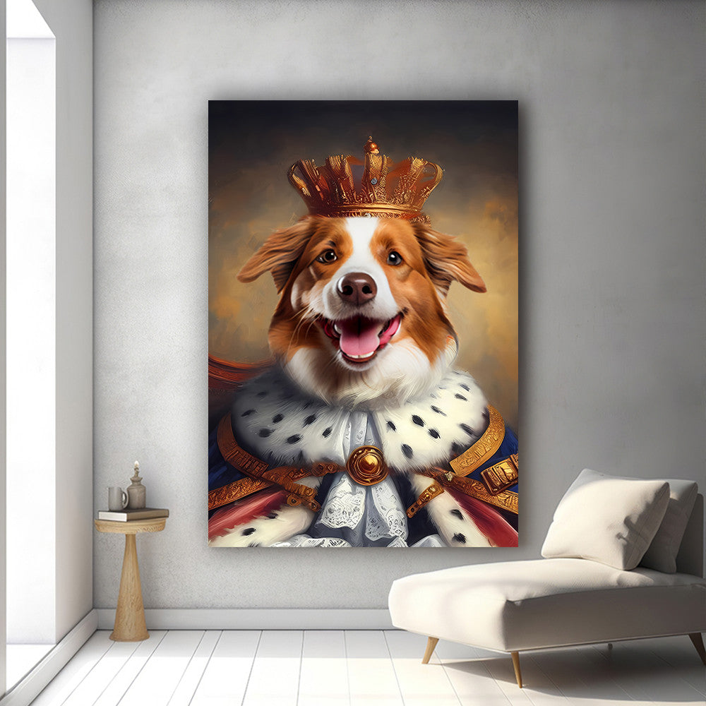 The Great Boy Personalized Pet Photo Canvas Wall Art Decor, Custom Pet Portrait, Dog or Cat Photo Art