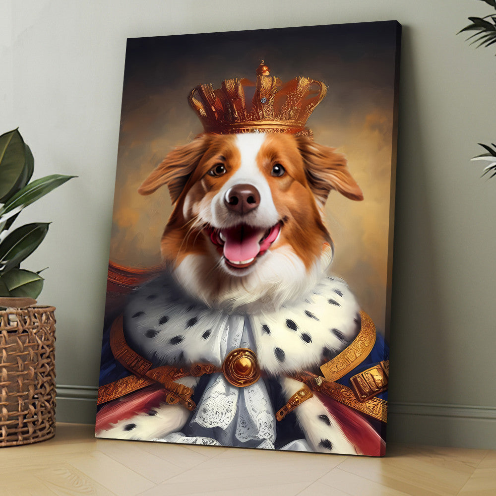 The Great Boy Personalized Pet Photo Canvas Wall Art Decor, Custom Pet Portrait, Dog or Cat Photo Art
