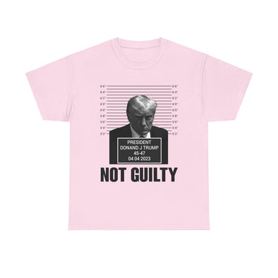 Not Guility Donald Trum Unisex Heavy Cotton T-Shirt