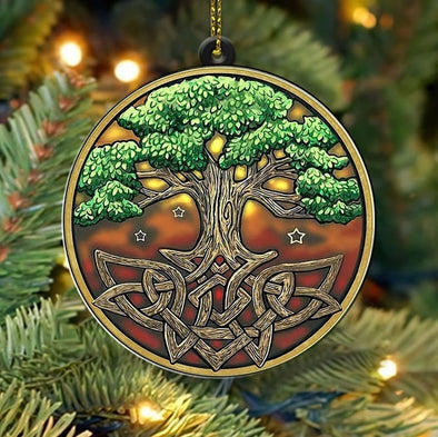 Irish Celtic Acrylic Ornament - Gift For Irish Day- Tree Decor, Hanging Car