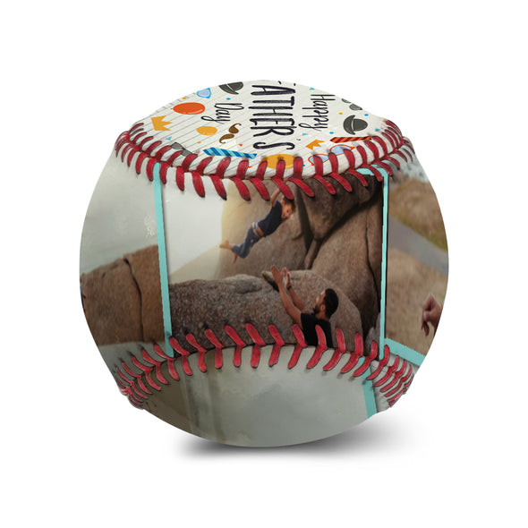 Personalized Photo Baseball Dad Father's Day Baseball Ball