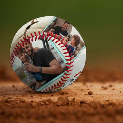 Personalized Photo Baseball Dad Father's Day Baseball Ball