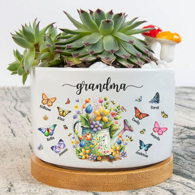 Custom Butterfly Garden Plant Pot