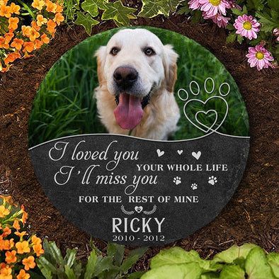 Personalized I Loved You I'll Miss You Memorial Stone