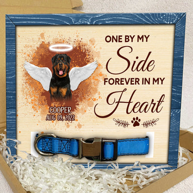 Custom Once By My Side Forever In My Heart Memory Pet Loss Sign