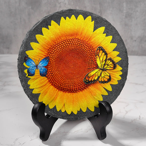 Sunflower Garden Stone - Stepping Stone Garden Decor