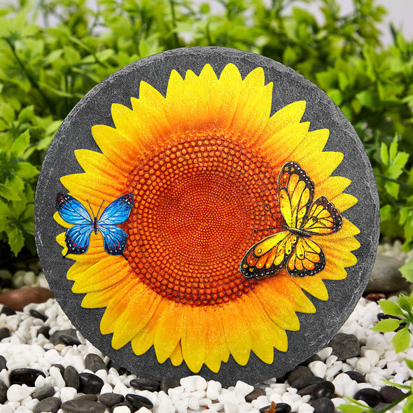 Sunflower Garden Stone - Stepping Stone Garden Decor