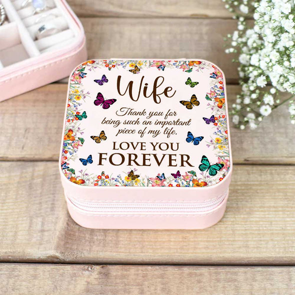 Wife Thank You For Being Such An Important Jewelry Box - Gift For Mother's Day