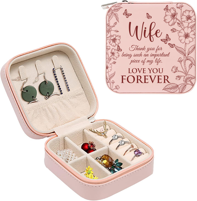 To Wife From Husband Thank You I Love You - Jewelry Case Gift For Wife