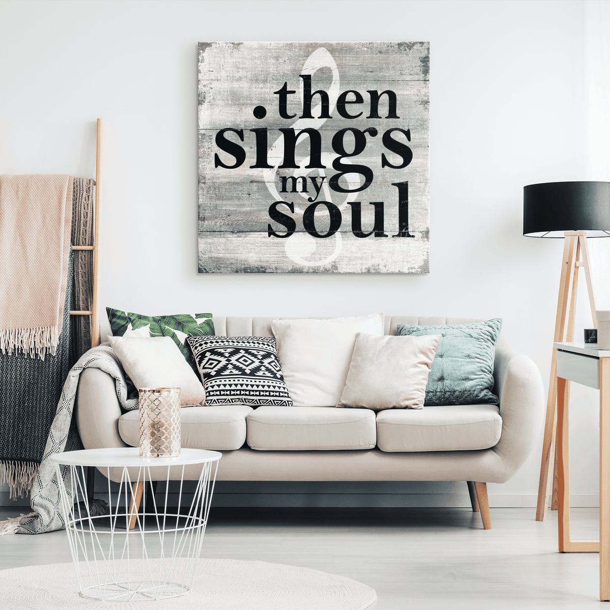 Then Sings My Soul Premium Canvas