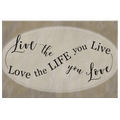 Live The Life You Love, Love The Life You Live Premium Canvas