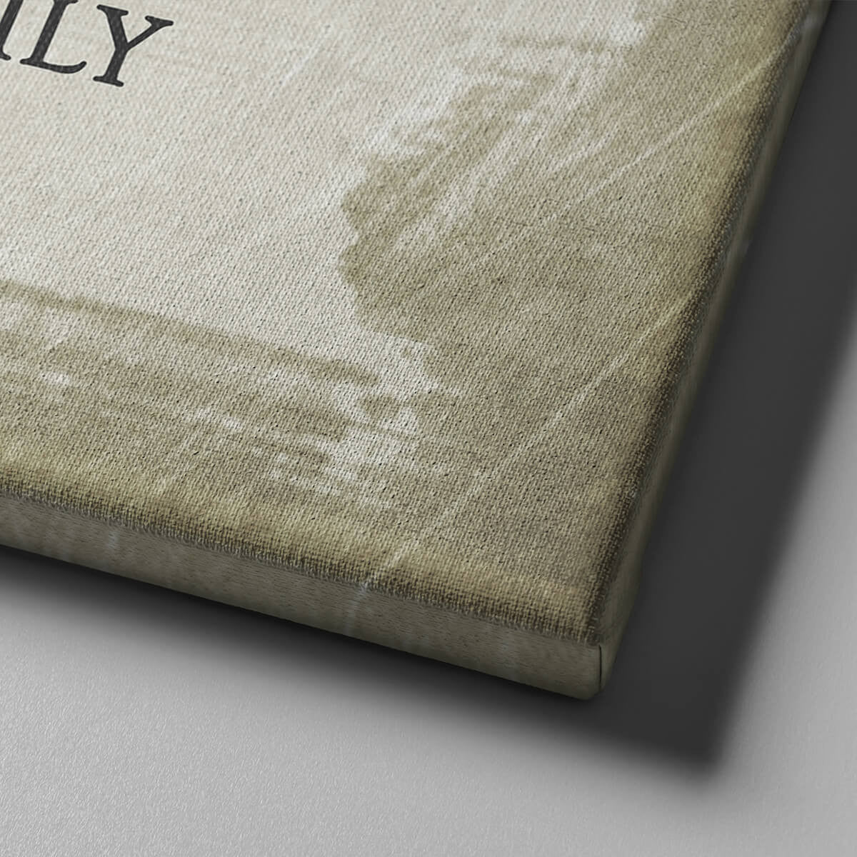 Personalized Family Name Every Moment, Thank God Premium Canvas