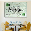 Personalized Irish Family Name Premium Canvas