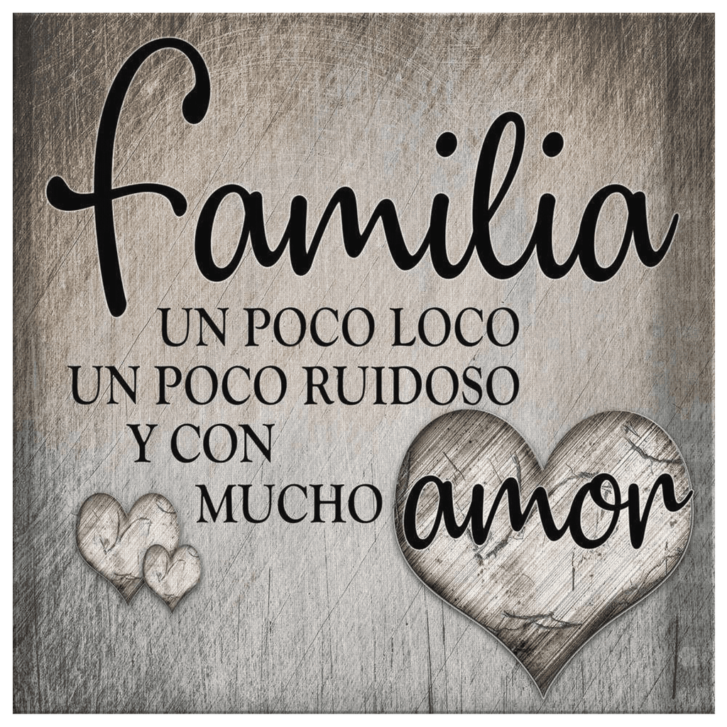 Familia...Amor Premium Canvas
