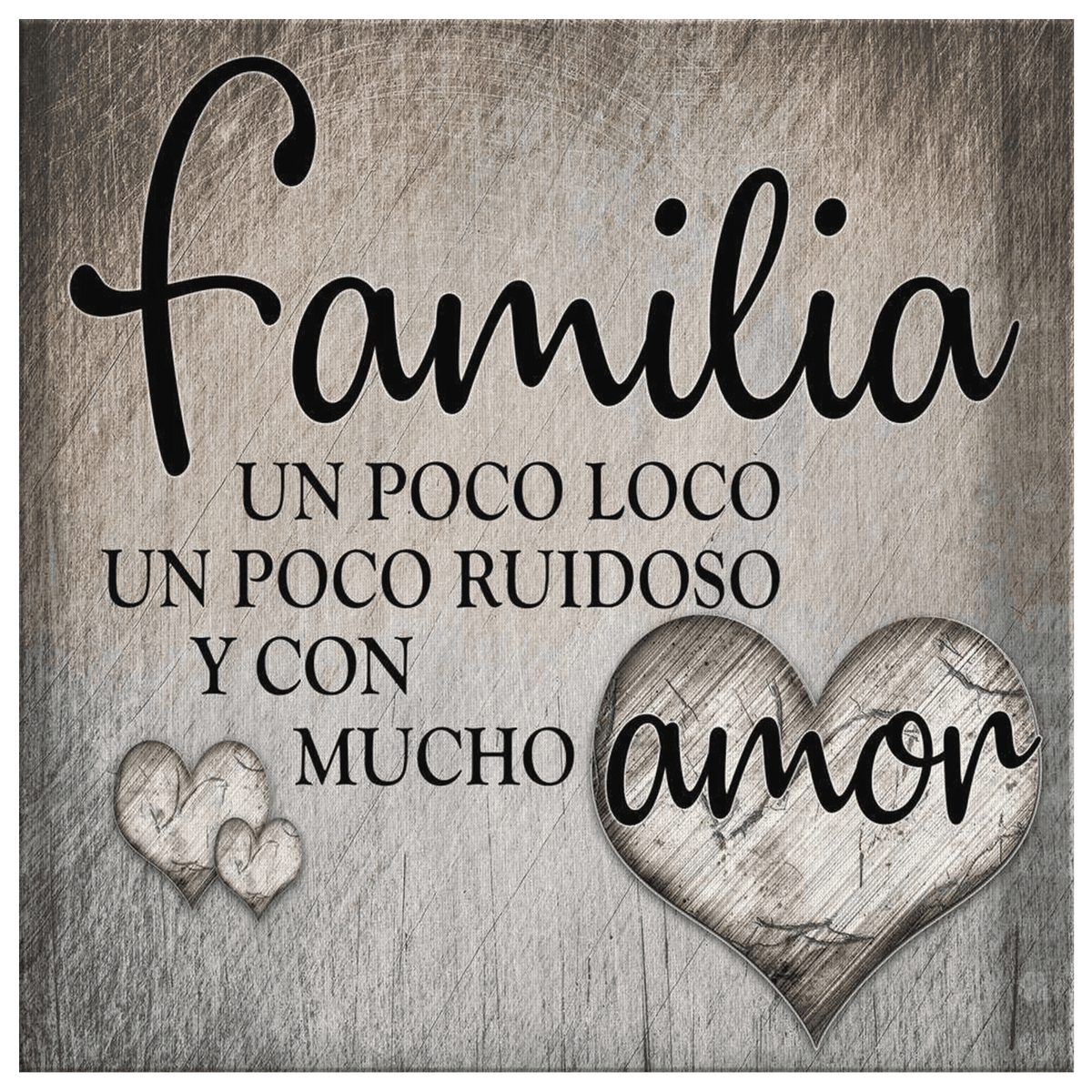 Familia...Amor Premium Canvas