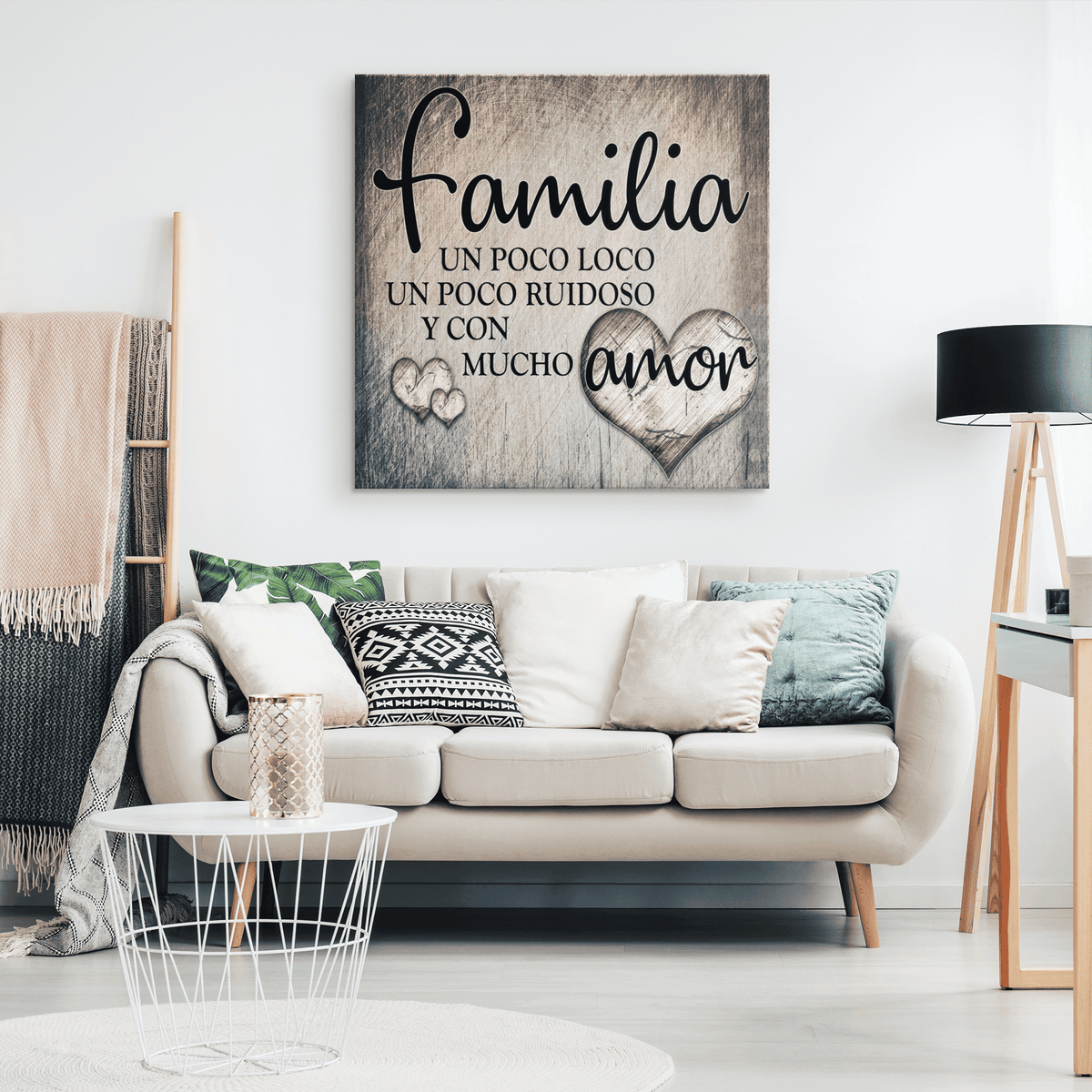 Familia...Amor Premium Canvas