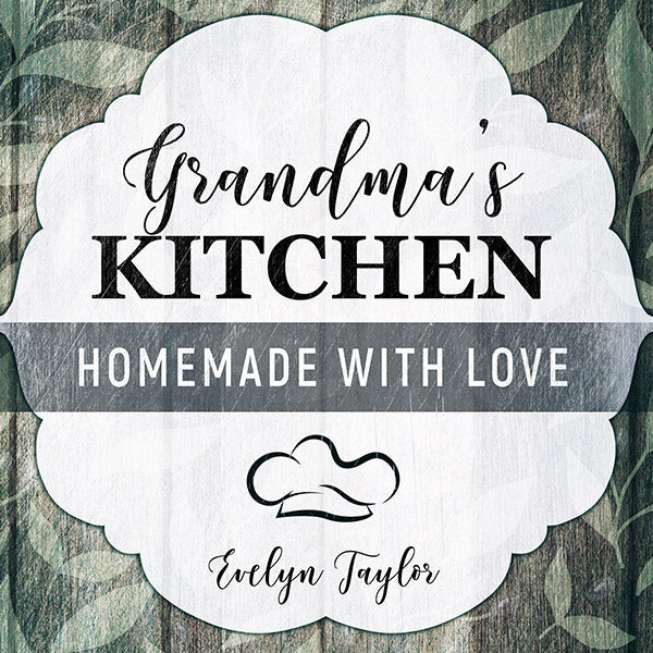 Personalized Grandmas Kitchen - Homemade With Love Premium Canvas