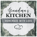 Personalized Grandmas Kitchen - Homemade With Love Premium Canvas