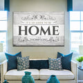 Personalized Its So Good To Be Home Premium Rustic Canvas