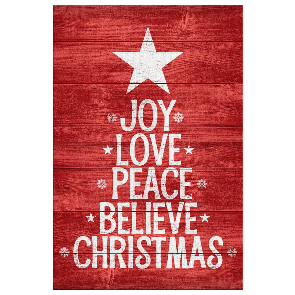Joy, Love ... Christmas Premium Canvas