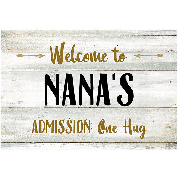 Personalized Welcome To Grandmas Premium Canvas