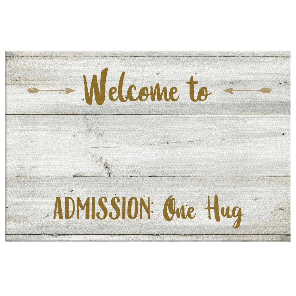 Personalized Welcome To Grandmas Premium Canvas