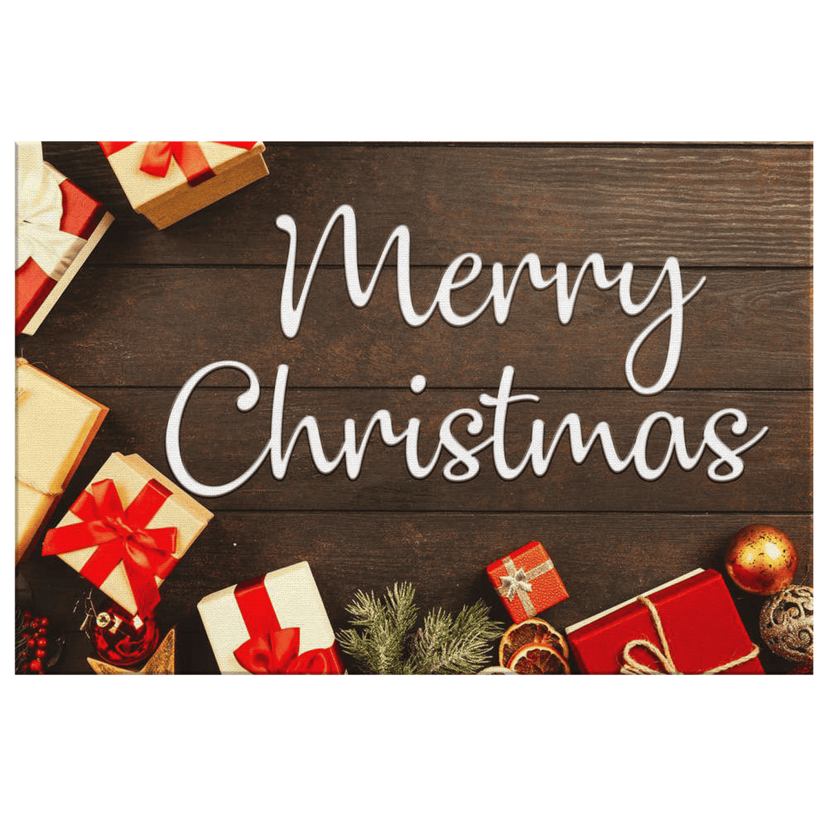 Merry Christmas Canvas Wall Art – Christmas Decor