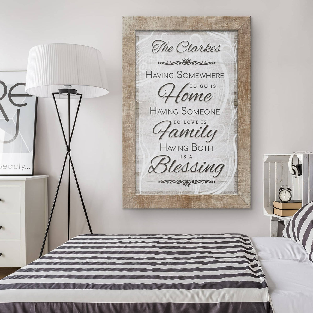 Personalized Having Somewhere To Go Is Home Premium Canvas