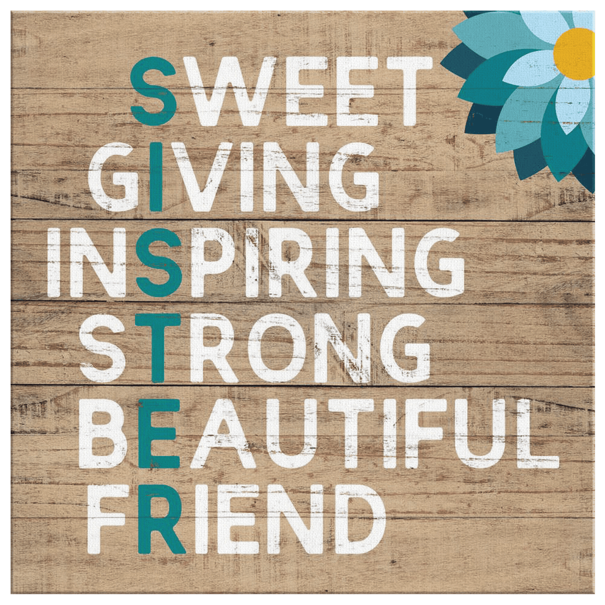 Sister - Sweet Giving Premium Canvas