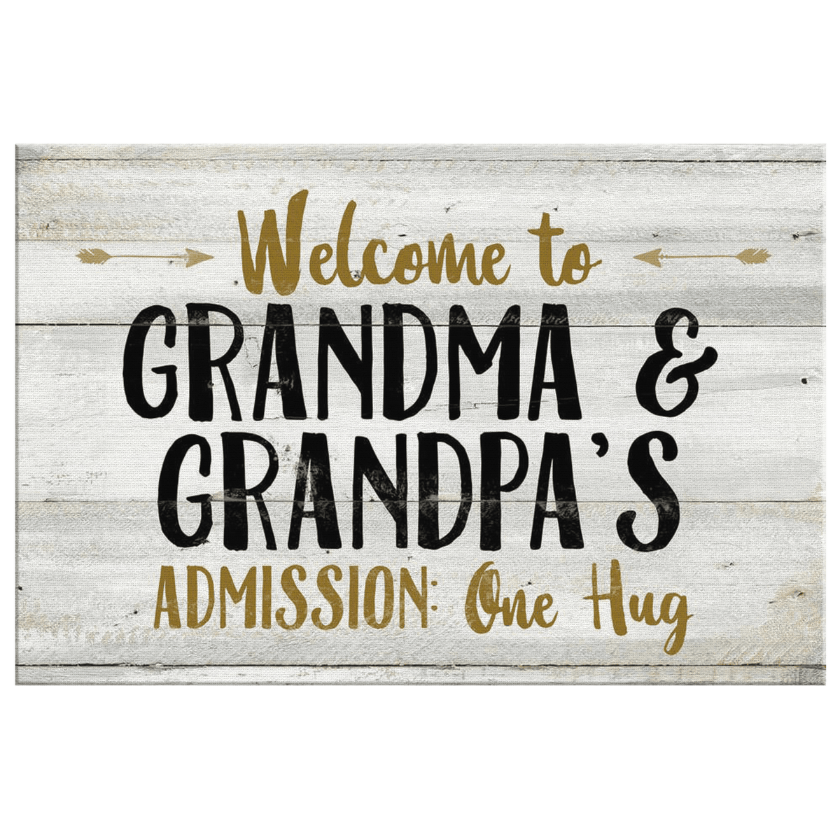 Welcome to Grandma And Grandpas Premium Canvas