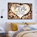 Personalized You & Me We Got This Premium Rustic Canvas