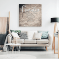 Familia - Donde La Vida Comienza Premium Canvas