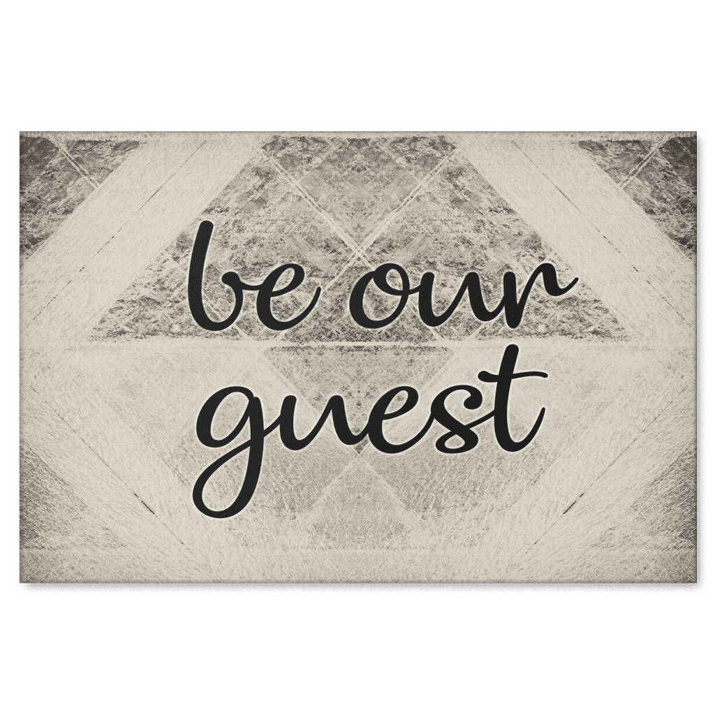 Be Our Guest Premium Canvas