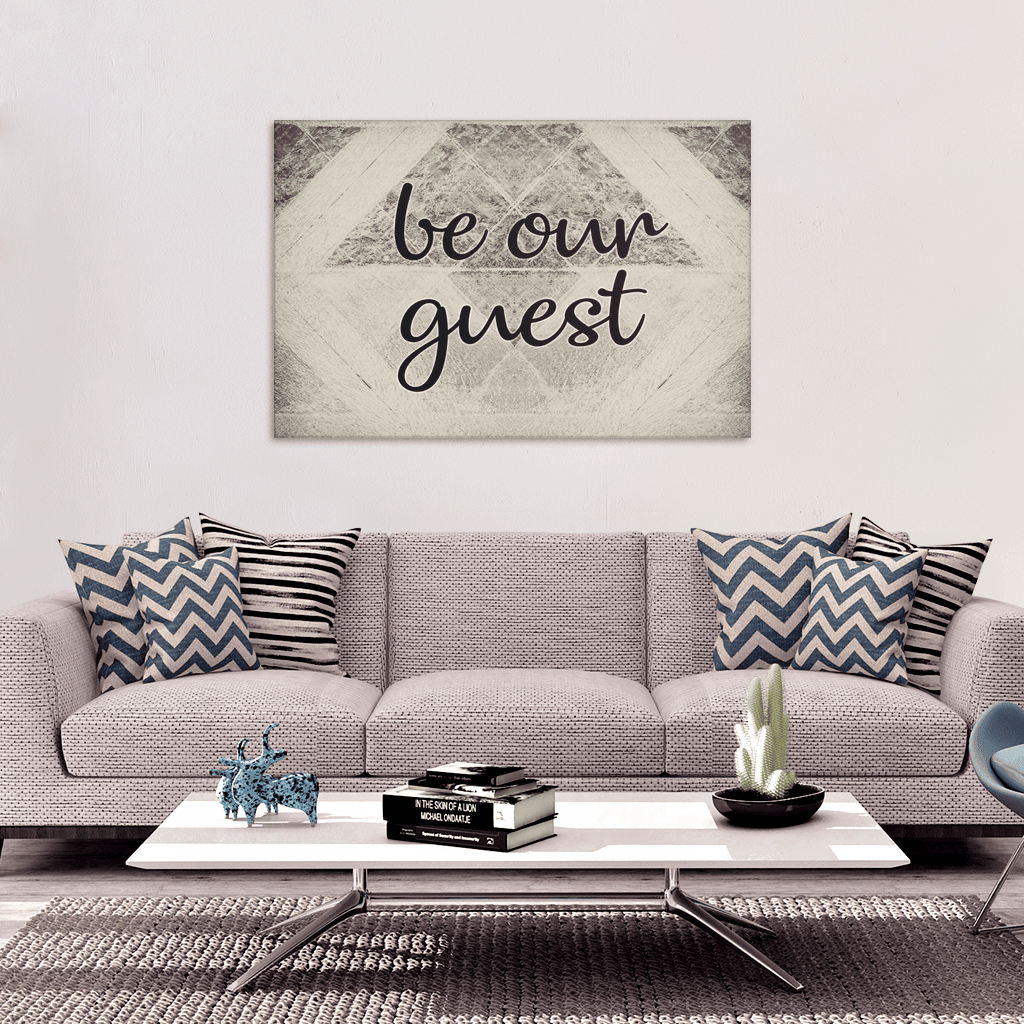 Be Our Guest Premium Canvas