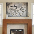 Personalized Family... Love Premium Canvas