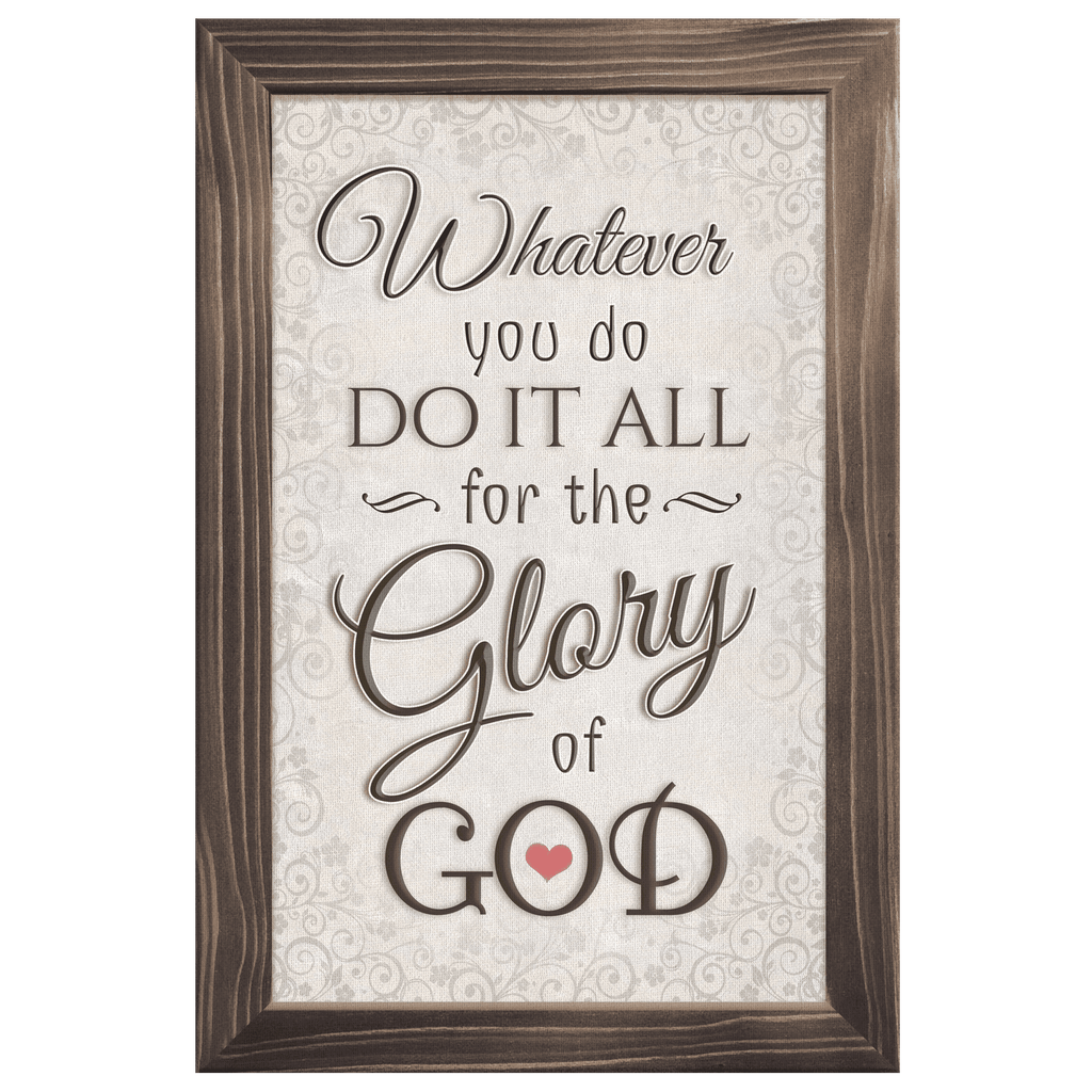 Do It All For The Glory Of God Premium Canvas v2