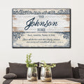 Personalized Family Home Love Each Other Deeply Premium Canvas
