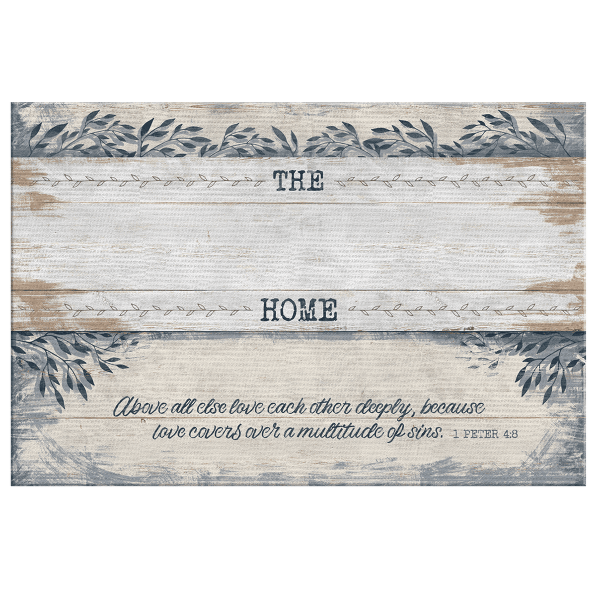 Personalized Family Home Love Each Other Deeply Premium Canvas